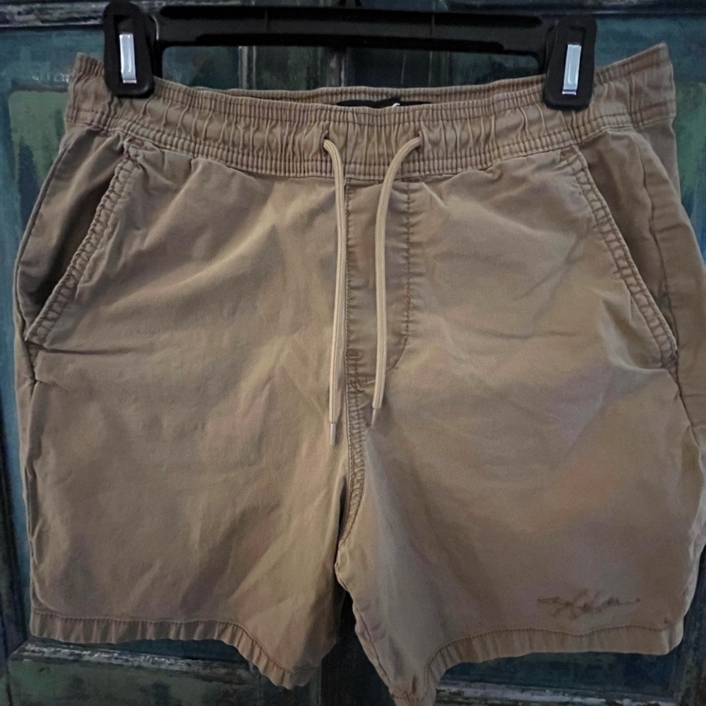 Hollister khaki jogger short